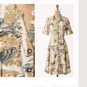 Anthropologie Girl From Savoy Bird Print Dress 2